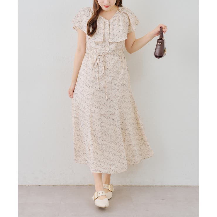 花柄フリルマーメイドワンピース | NICE CLAUP / OLIVE des OLIVE　OUTLET | 詳細画像41 