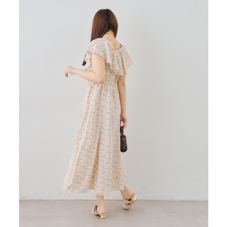 花柄フリルマーメイドワンピース | NICE CLAUP / OLIVE des OLIVE　OUTLET | 詳細画像44 