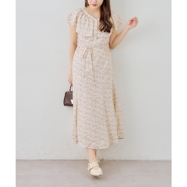 花柄フリルマーメイドワンピース | NICE CLAUP / OLIVE des OLIVE　OUTLET | 詳細画像45 