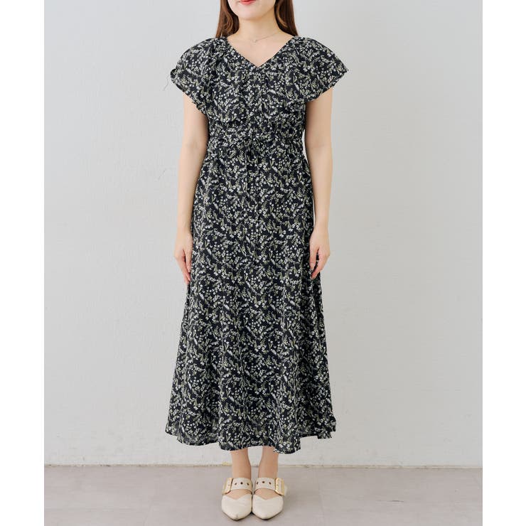 花柄フリルマーメイドワンピース | NICE CLAUP / OLIVE des OLIVE　OUTLET | 詳細画像46 