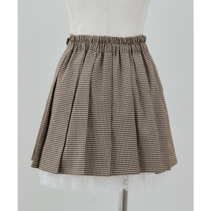 【セットアップ対応可】裾レースプリーツスカート | NICE CLAUP / OLIVE des OLIVE　OUTLET | 詳細画像3 