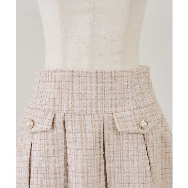 ラメツイードスカパン | NICE CLAUP / OLIVE des OLIVE　OUTLET | 詳細画像6 