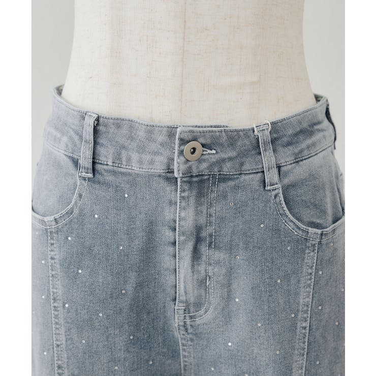 レースアップビジュー付フレアーパンツ | NICE CLAUP / OLIVE des OLIVE　OUTLET | 詳細画像26 