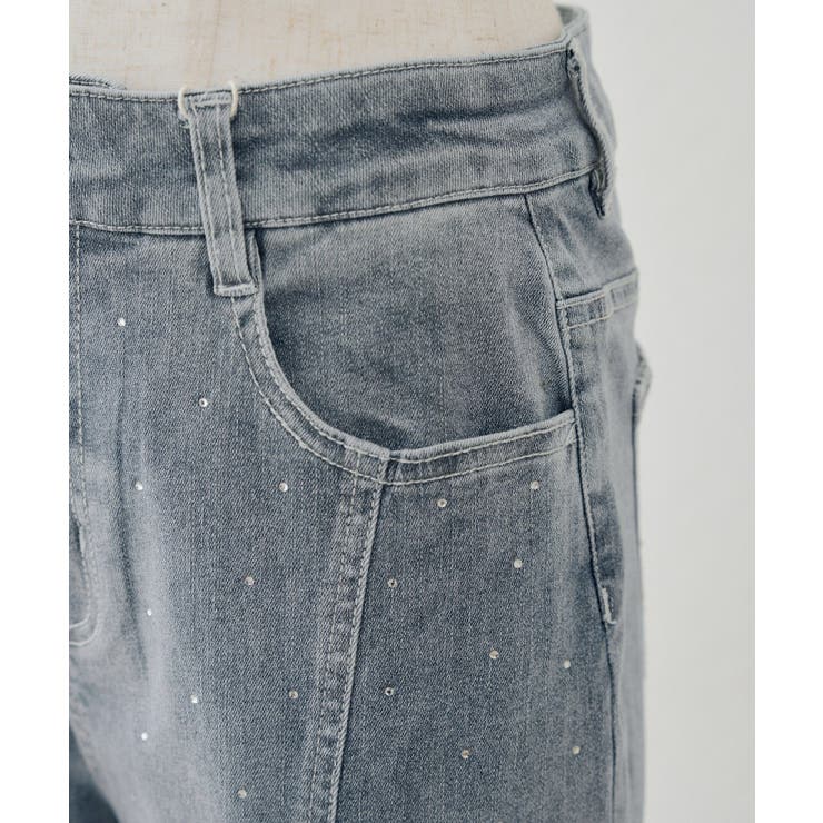 レースアップビジュー付フレアーパンツ | NICE CLAUP / OLIVE des OLIVE　OUTLET | 詳細画像27 