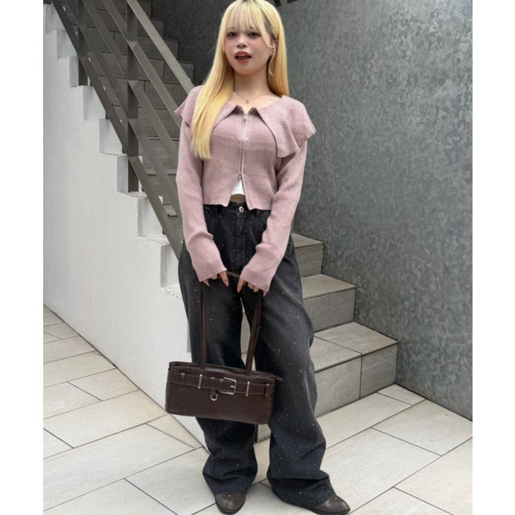 キラキラワイドデニム | NICE CLAUP / OLIVE des OLIVE　OUTLET | 詳細画像5 