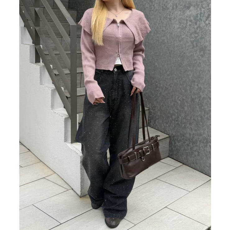 キラキラワイドデニム | NICE CLAUP / OLIVE des OLIVE　OUTLET | 詳細画像6 