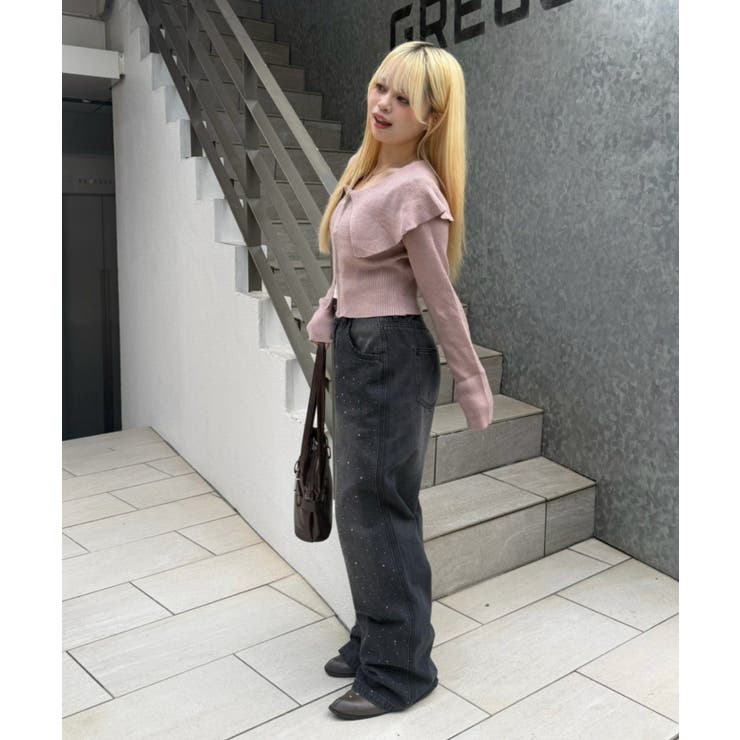 キラキラワイドデニム | NICE CLAUP / OLIVE des OLIVE　OUTLET | 詳細画像10 