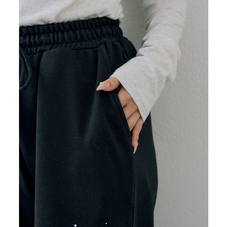 刺繍ロゴパンツ | NICE CLAUP / OLIVE des OLIVE　OUTLET | 詳細画像14 