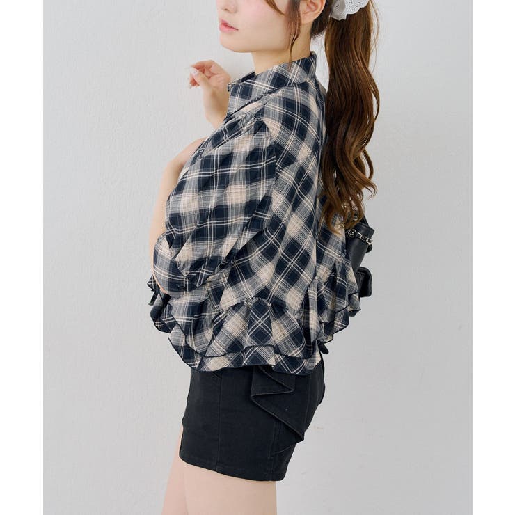 裾フリルペプラムブラウス | NICE CLAUP / OLIVE des OLIVE　OUTLET | 詳細画像9 