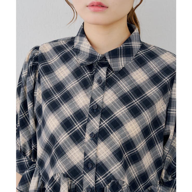 裾フリルペプラムブラウス | NICE CLAUP / OLIVE des OLIVE　OUTLET | 詳細画像14 