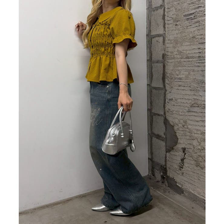 シャーリング前ボタンブラウス | NICE CLAUP / OLIVE des OLIVE　OUTLET | 詳細画像38 
