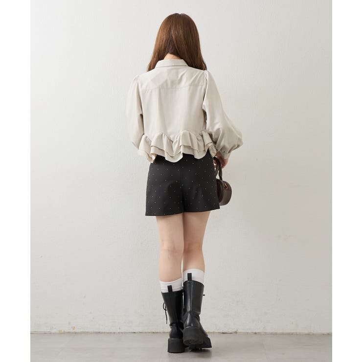 裾フリルブラウス長袖 | NICE CLAUP / OLIVE des OLIVE　OUTLET | 詳細画像7 