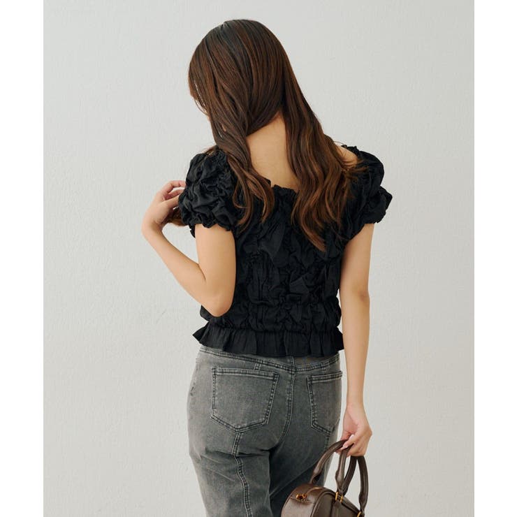 シャーリングブラウス | NICE CLAUP / OLIVE des OLIVE　OUTLET | 詳細画像14 