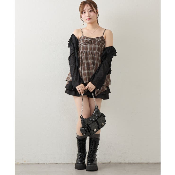 キラキラチェックキャミチュニック | NICE CLAUP / OLIVE des OLIVE　OUTLET | 詳細画像24 