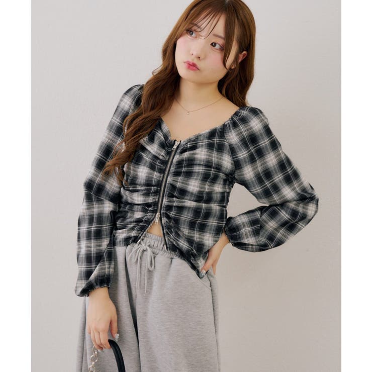 アソートダブルジップシャツ | NICE CLAUP / OLIVE des OLIVE　OUTLET | 詳細画像27 