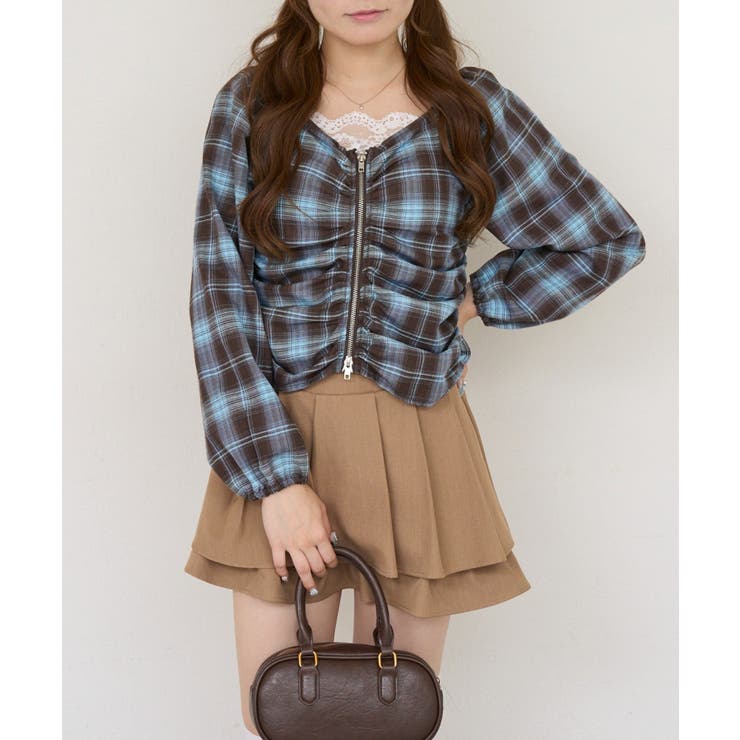 アソートダブルジップシャツ | NICE CLAUP / OLIVE des OLIVE　OUTLET | 詳細画像34 