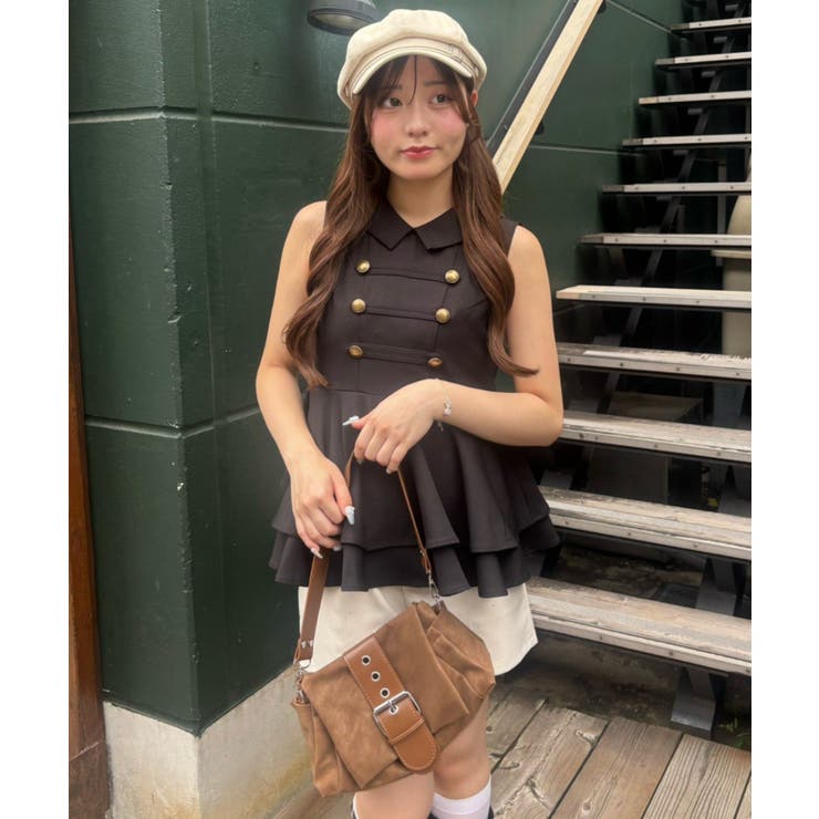 金ボタンノースリブラウス | NICE CLAUP / OLIVE des OLIVE　OUTLET | 詳細画像9 