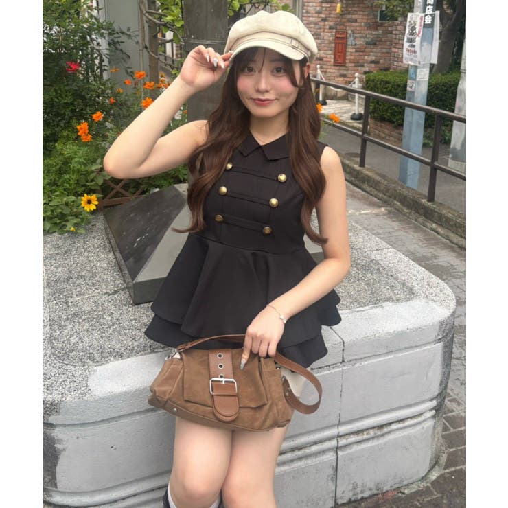 金ボタンノースリブラウス | NICE CLAUP / OLIVE des OLIVE　OUTLET | 詳細画像13 