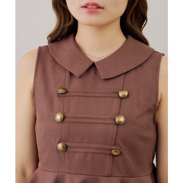 金ボタンノースリブラウス | NICE CLAUP / OLIVE des OLIVE　OUTLET | 詳細画像23 