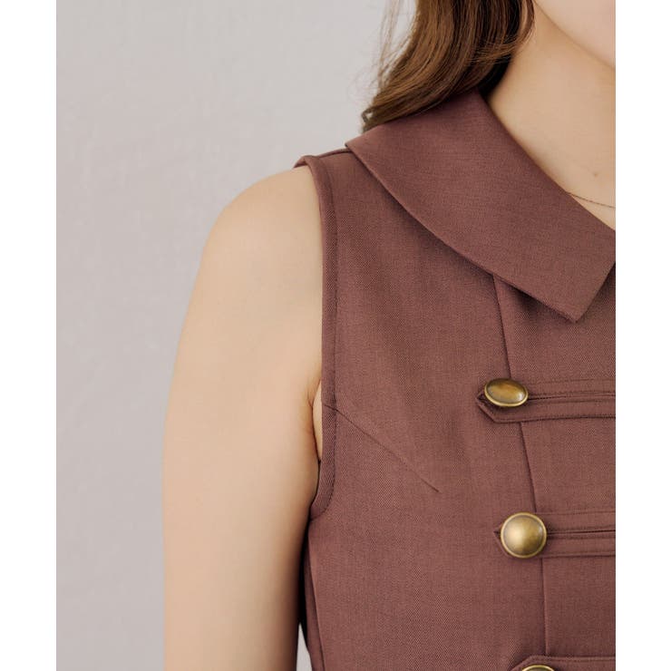 金ボタンノースリブラウス | NICE CLAUP / OLIVE des OLIVE　OUTLET | 詳細画像26 