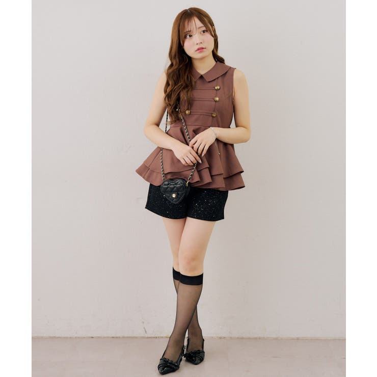 金ボタンノースリブラウス | NICE CLAUP / OLIVE des OLIVE　OUTLET | 詳細画像28 
