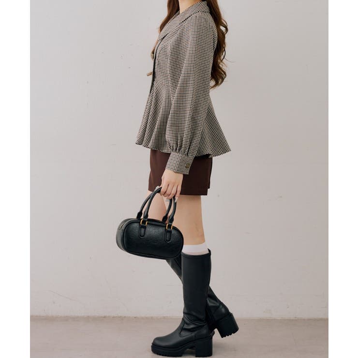 金ボタンペプラムブラウス | NICE CLAUP / OLIVE des OLIVE　OUTLET | 詳細画像7 