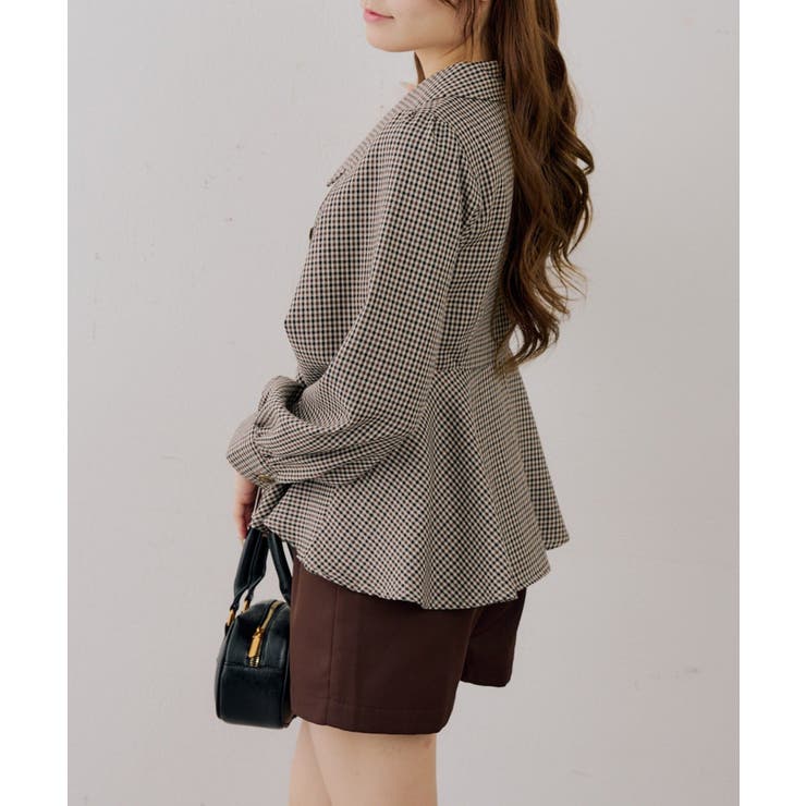 金ボタンペプラムブラウス | NICE CLAUP / OLIVE des OLIVE　OUTLET | 詳細画像11 