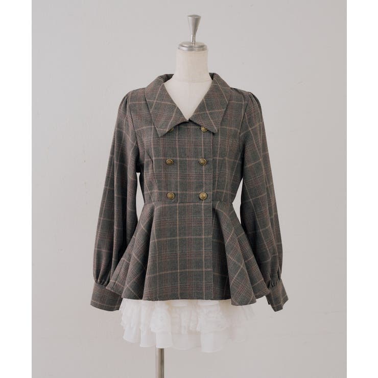 金ボタンペプラムブラウス | NICE CLAUP / OLIVE des OLIVE　OUTLET | 詳細画像15 