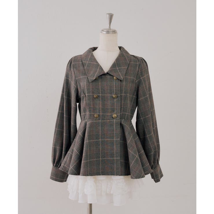 金ボタンペプラムブラウス | NICE CLAUP / OLIVE des OLIVE　OUTLET | 詳細画像16 
