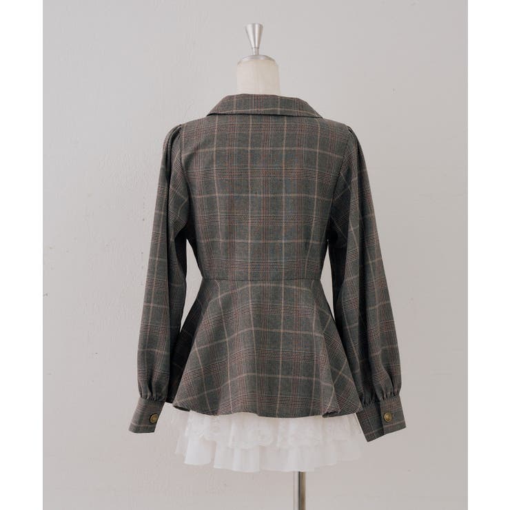 金ボタンペプラムブラウス | NICE CLAUP / OLIVE des OLIVE　OUTLET | 詳細画像22 