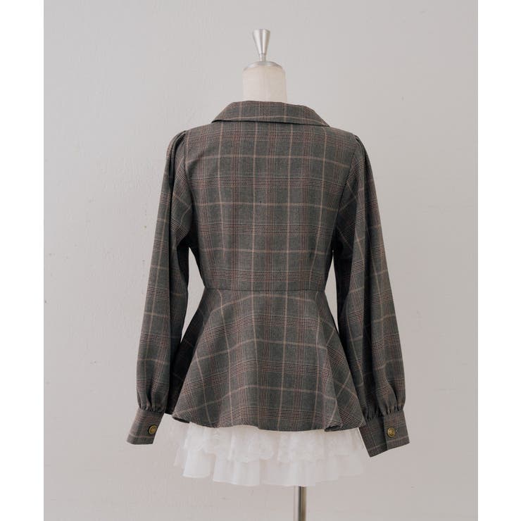 金ボタンペプラムブラウス | NICE CLAUP / OLIVE des OLIVE　OUTLET | 詳細画像23 