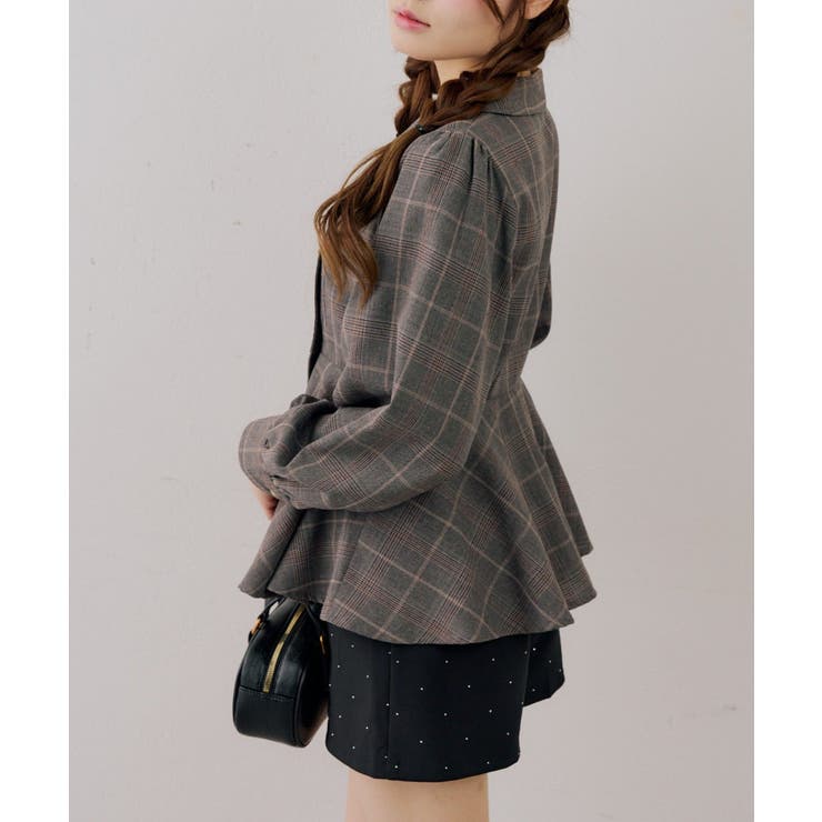 金ボタンペプラムブラウス | NICE CLAUP / OLIVE des OLIVE　OUTLET | 詳細画像32 