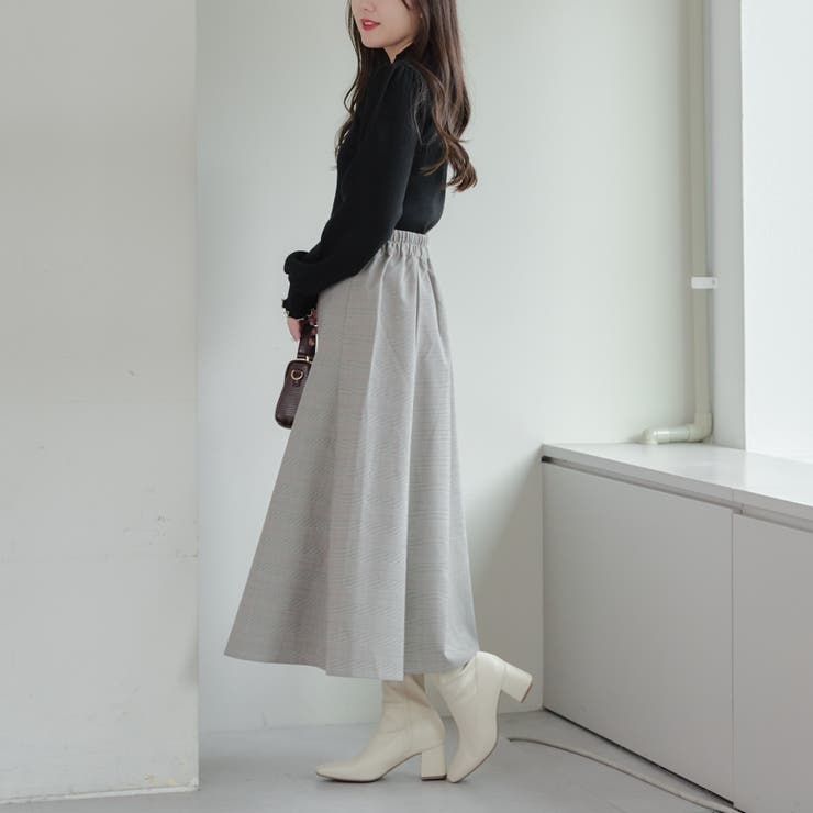 【6色展開】大人気リバイバル！配色メローパワショルリブニット | RMAF　NICE CLAUP / OLIVE des OLIVE | 詳細画像44 