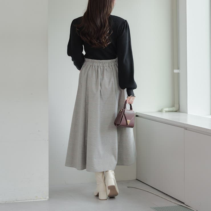 【6色展開】大人気リバイバル！配色メローパワショルリブニット | RMAF　NICE CLAUP / OLIVE des OLIVE | 詳細画像45 