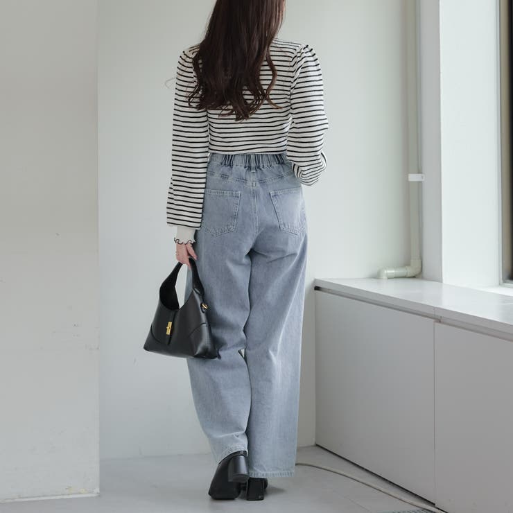 【6色展開】大人気リバイバル！配色メローパワショルリブニット | RMAF　NICE CLAUP / OLIVE des OLIVE | 詳細画像53 