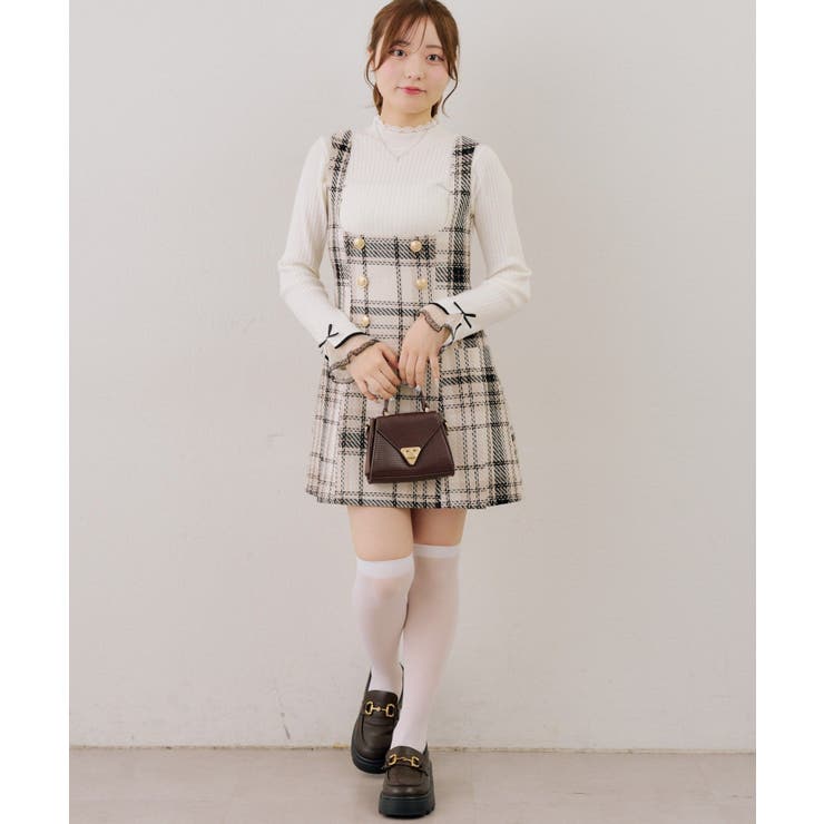 レース付リブプルオーバー | NICE CLAUP / OLIVE des OLIVE　OUTLET | 詳細画像3 