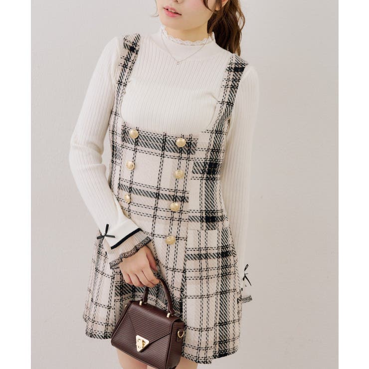 レース付リブプルオーバー | NICE CLAUP / OLIVE des OLIVE　OUTLET | 詳細画像6 