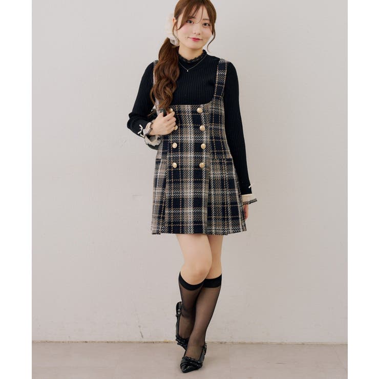 レース付リブプルオーバー | NICE CLAUP / OLIVE des OLIVE　OUTLET | 詳細画像14 