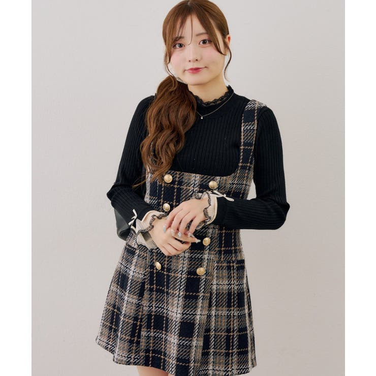 レース付リブプルオーバー | NICE CLAUP / OLIVE des OLIVE　OUTLET | 詳細画像17 