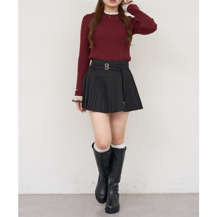 レース付リブプルオーバー | NICE CLAUP / OLIVE des OLIVE　OUTLET | 詳細画像33 