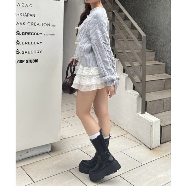 ベロアモールオーガンリボン付プルオーバー | NICE CLAUP / OLIVE des OLIVE　OUTLET | 詳細画像25 