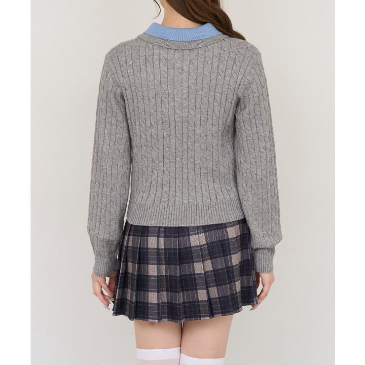 2枚衿ハート釦ポロ | NICE CLAUP / OLIVE des OLIVE　OUTLET | 詳細画像13 