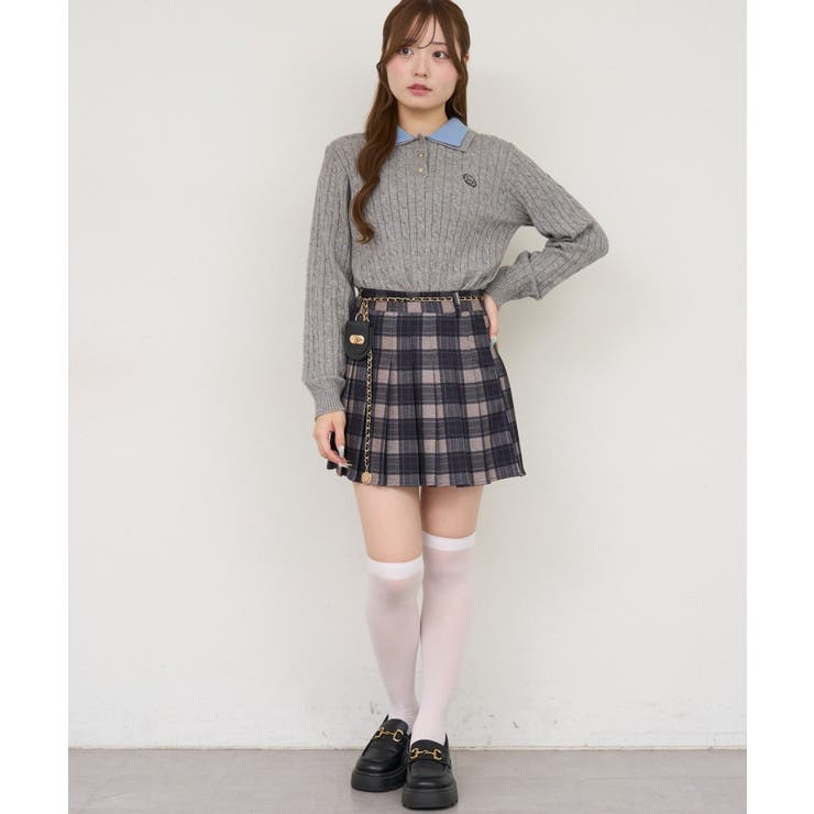 2枚衿ハート釦ポロ | NICE CLAUP / OLIVE des OLIVE　OUTLET | 詳細画像18 