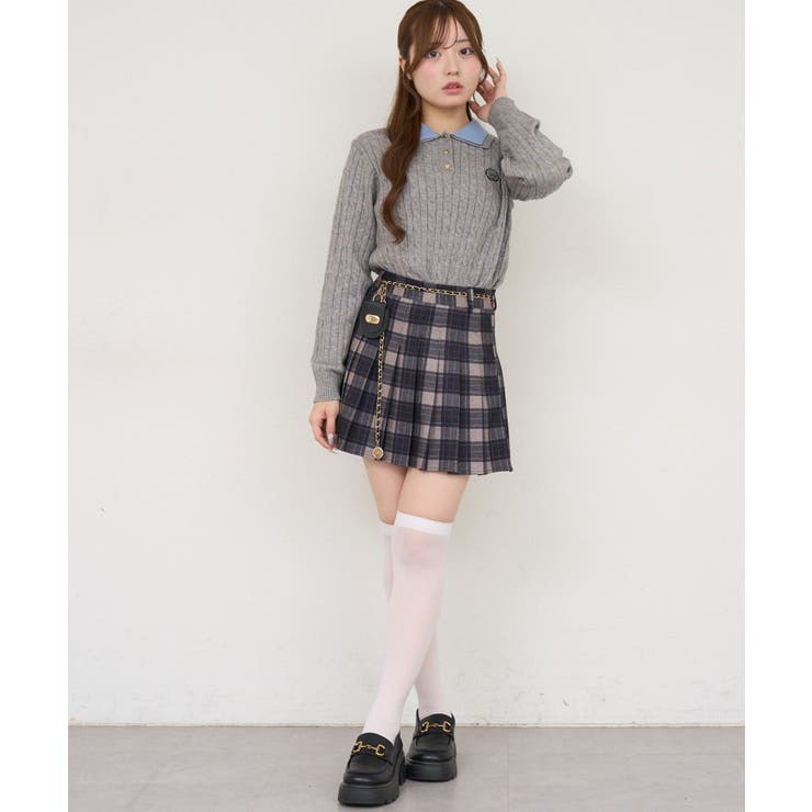 2枚衿ハート釦ポロ | NICE CLAUP / OLIVE des OLIVE　OUTLET | 詳細画像19 