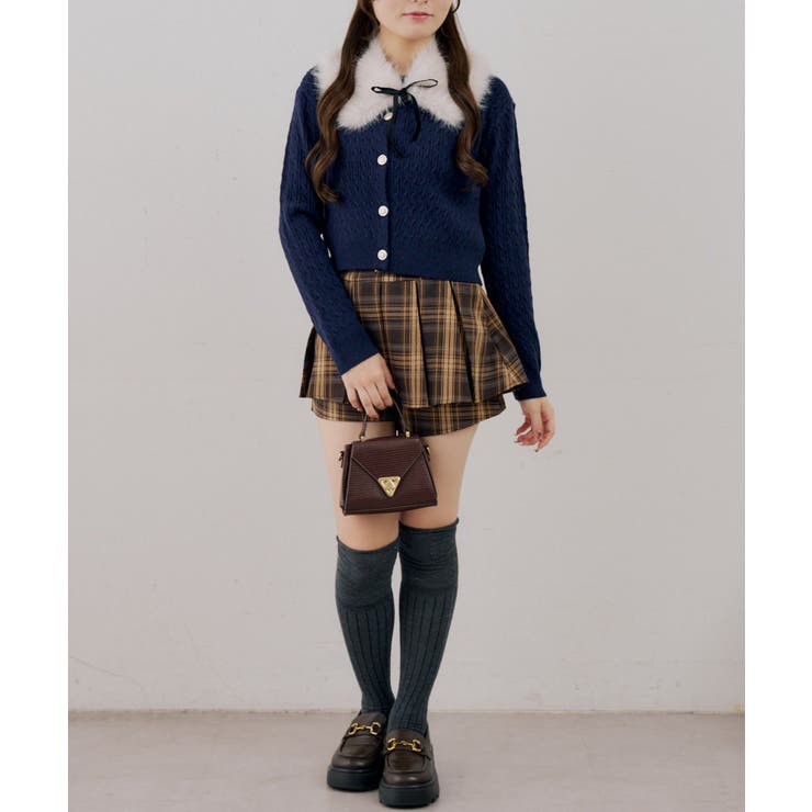 ティペット付金釦ケーブルカーディガン | NICE CLAUP / OLIVE des OLIVE　OUTLET | 詳細画像39 