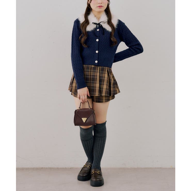 ティペット付金釦ケーブルカーディガン | NICE CLAUP / OLIVE des OLIVE　OUTLET | 詳細画像41 