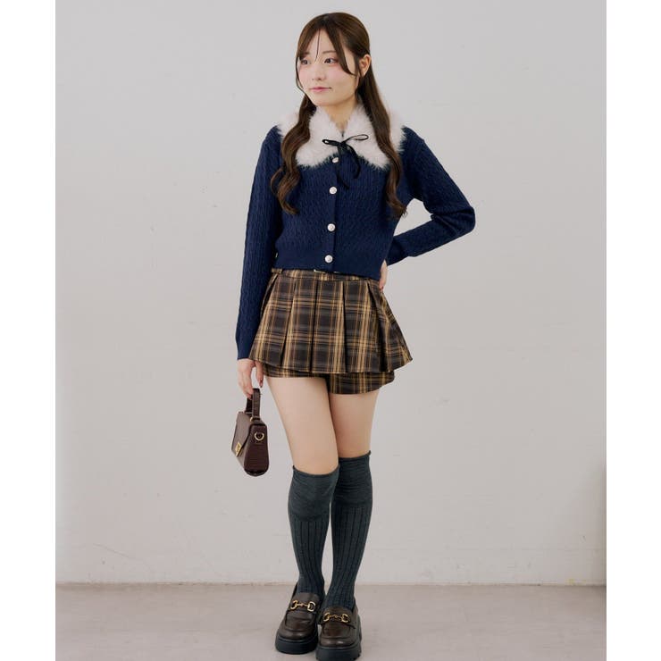 ティペット付金釦ケーブルカーディガン | NICE CLAUP / OLIVE des OLIVE　OUTLET | 詳細画像42 