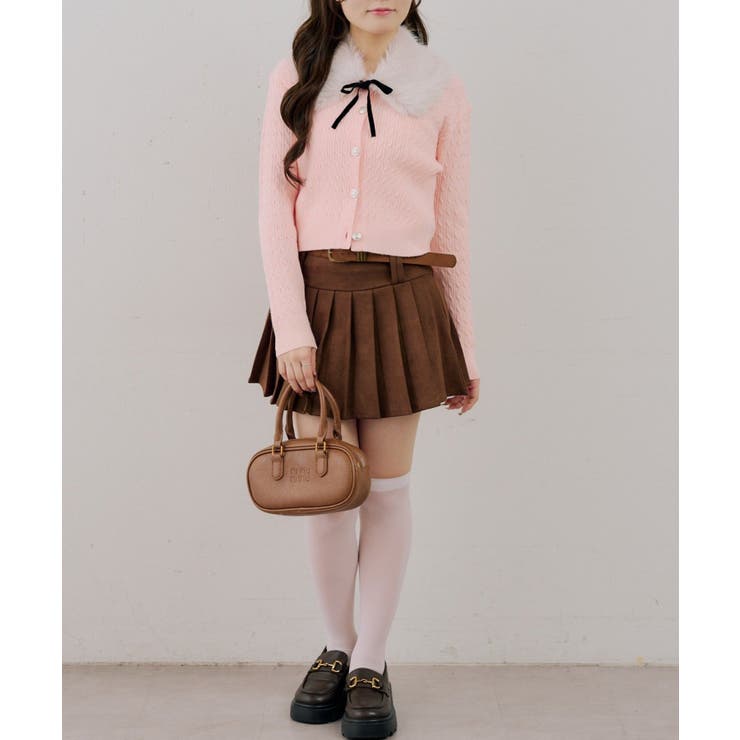 ティペット付金釦ケーブルカーディガン | NICE CLAUP / OLIVE des OLIVE　OUTLET | 詳細画像50 