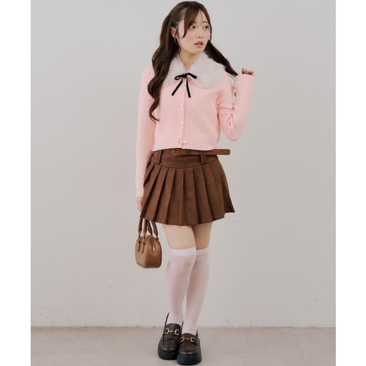 ティペット付金釦ケーブルカーディガン | NICE CLAUP / OLIVE des OLIVE　OUTLET | 詳細画像52 