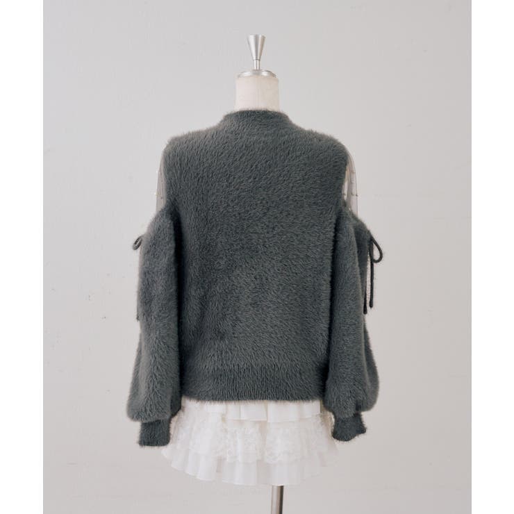 フェザーショルダーチュールプルオーバー | NICE CLAUP / OLIVE des OLIVE　OUTLET | 詳細画像26 